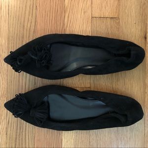 J.Crew Black Suede Flats